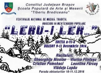 Festivalului national de muzica si mestesuguri populare Leru-i ler