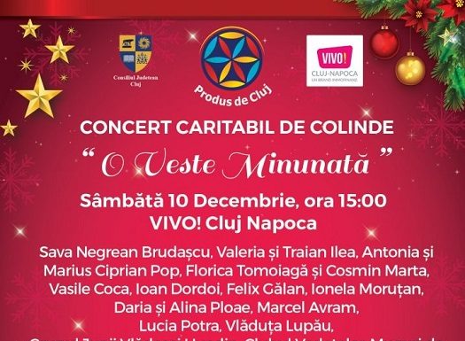 O veste minunată – Concert caritabil la Cluj Concert - O veste minunata