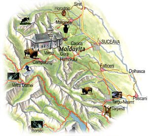 moldovita harta