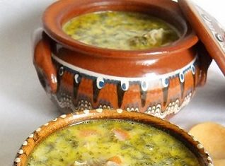 Ciorba de miel cu bors si leustean