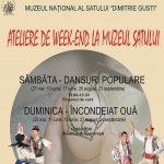 Ateliere de week-end la Muzeul Satului