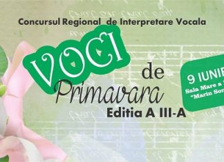 Concursului Regional de interpretare vocala “Voci de primavara”