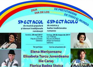 Spectacol de muzica populara la Salamanca, Spania