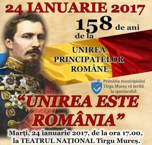 Spectacol Unirea este Romania la Targul Mures