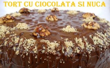 Tort cu ciocolata si nuca