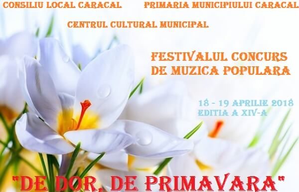 Festivalul - De Dor de Primavara 2018