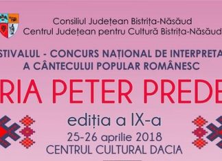 Festivalul Concurs “Valeria Peter Predescu” 2018 Festivalul Concurs Valeria Peter Predescu 2018