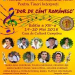 Festivalul de Folclor pentru Tineri Interpreti “Dor de Cant Romanesc” 2018