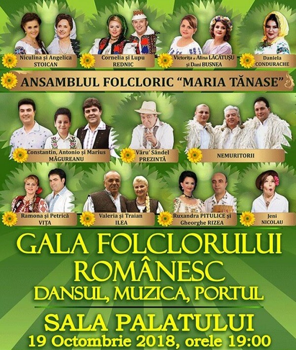 Gala Folclorului Romanesc – Dansul, Muzica si Portul