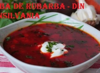 Ciorba de rubarba, din Transilvania