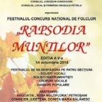 Festivalul de Folclor ”Rapsodia Muntilor” 2018