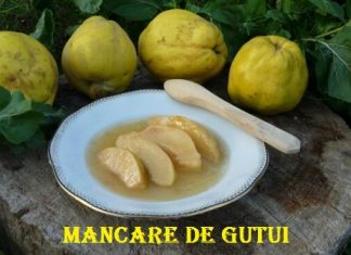 Mancare de Gutui