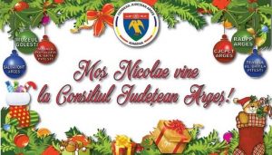 Mos Nicolae vine la Consiliul Judetean Arges 2018