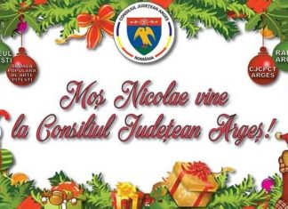 Mos Nicolae vine la Consiliul Judetean Arges 2018