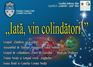 Spectacolul Iata, vin colindatori! - Comuna Sadu