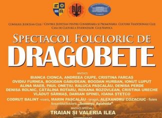 Spectacol folcloric de Dragobete la Cluj 2019
