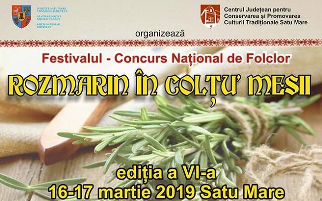 Festivalul Folcloric Rozmarin in coltu’ mesii 2019