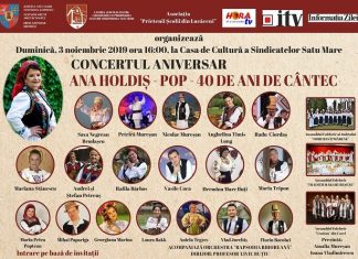 Concert aniversar – Ana Holdiș Pop – 40 de ani de Cântec Concert aniversar - Ana Holdis Pop - 40 de ani de Cantec