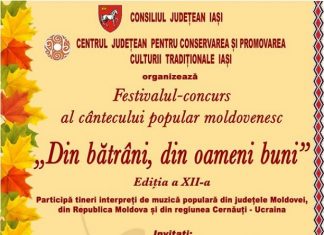 Festivalul cantecului popular moldovenesc Din batrani, din oameni buni