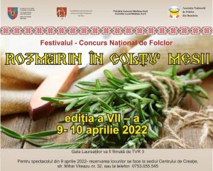 Festivalul National de Folclor Rozmarin in coltu’ mesii 2022